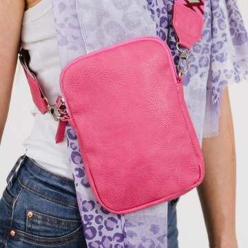 Crossbody tasje anne fuchsia 3