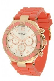 Ernest horloge rose koraal