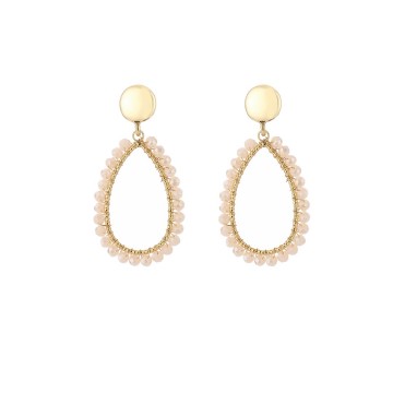 Steker druppel goud off white